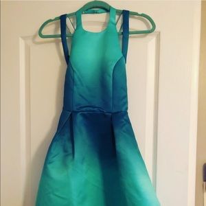 Revolve blue ombré dress